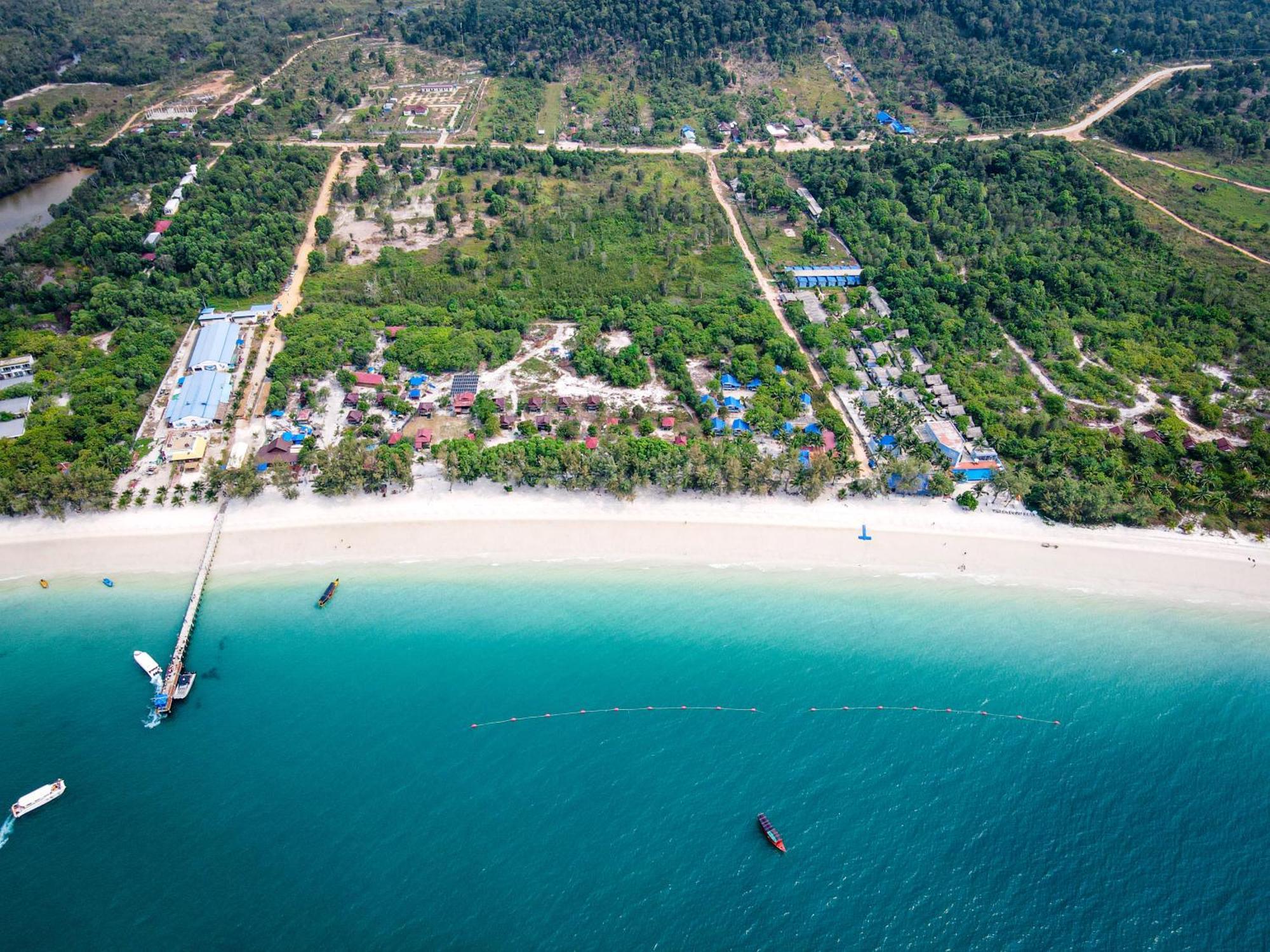 Koh Rong Beach Hostel And Bungalows Kaoh Touch Экстерьер фото