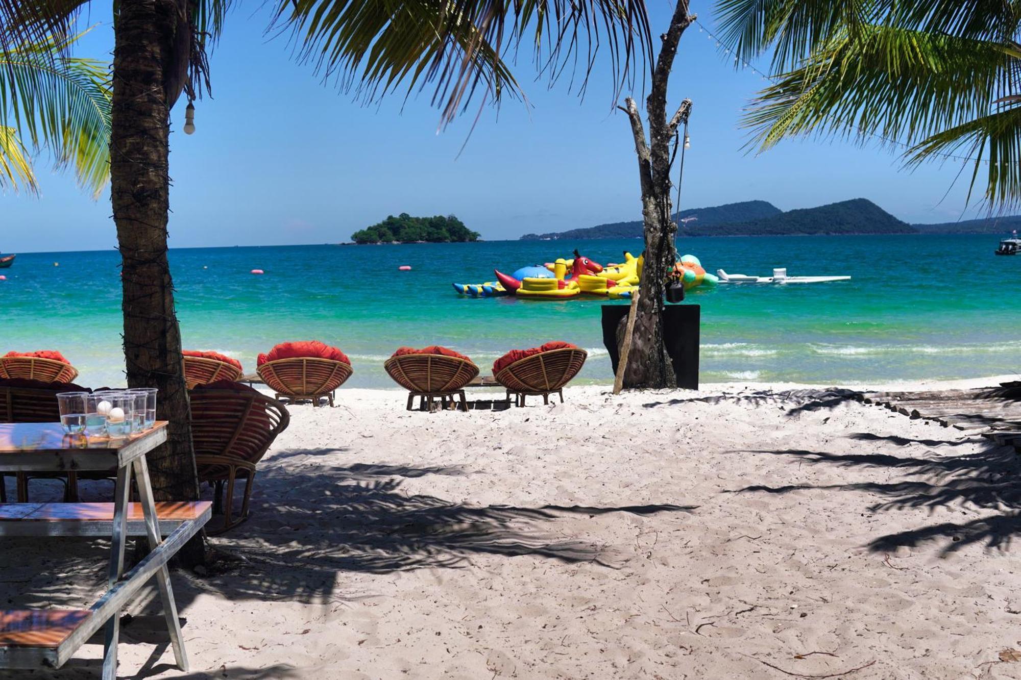 Koh Rong Beach Hostel And Bungalows Kaoh Touch Экстерьер фото