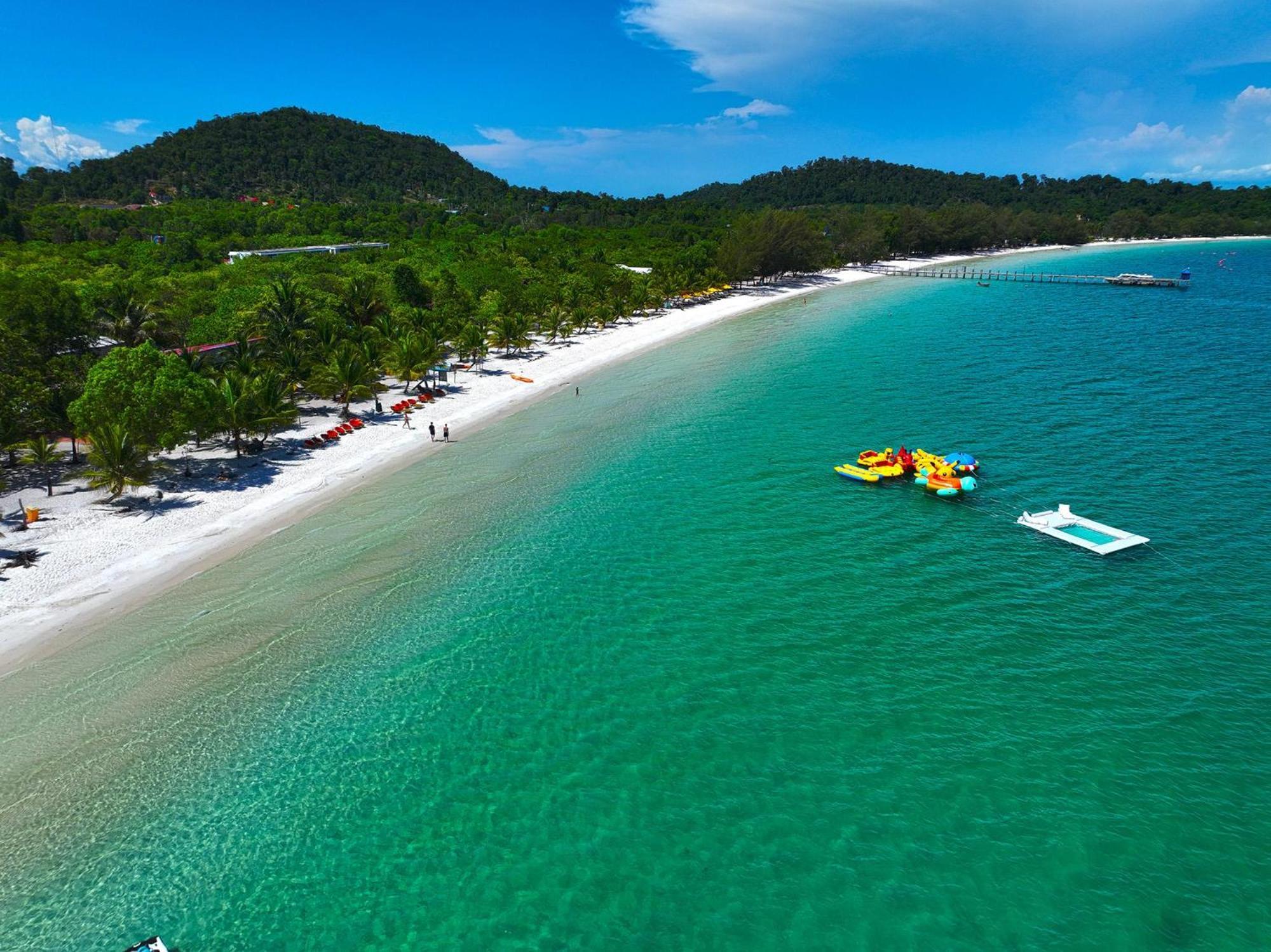 Koh Rong Beach Hostel And Bungalows Kaoh Touch Экстерьер фото