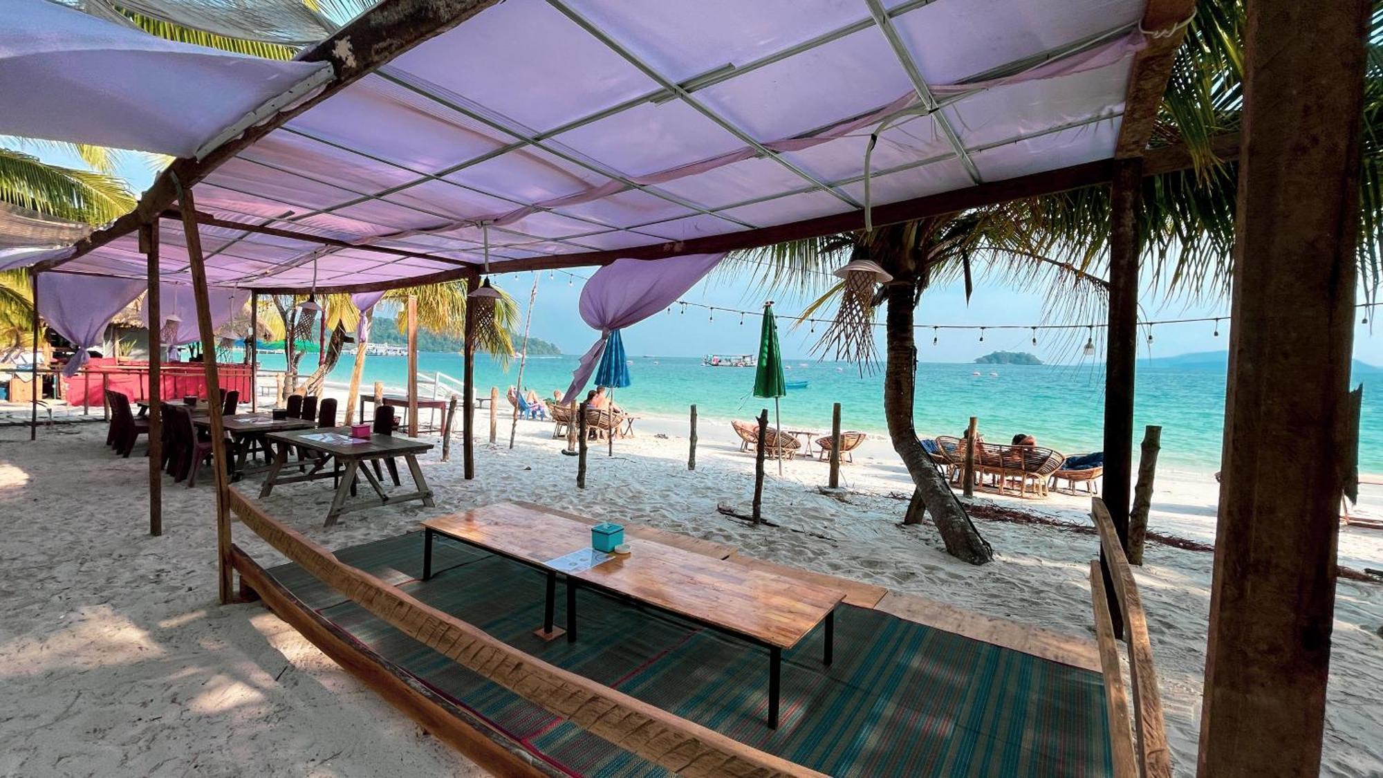 Koh Rong Beach Hostel And Bungalows Kaoh Touch Экстерьер фото