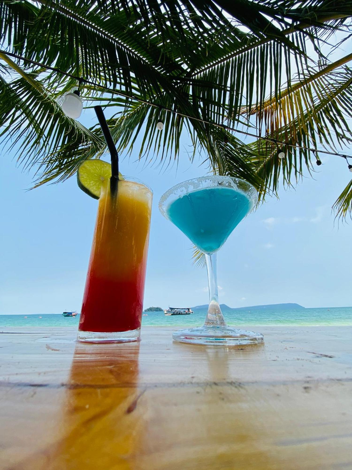 Koh Rong Beach Hostel And Bungalows Kaoh Touch Экстерьер фото