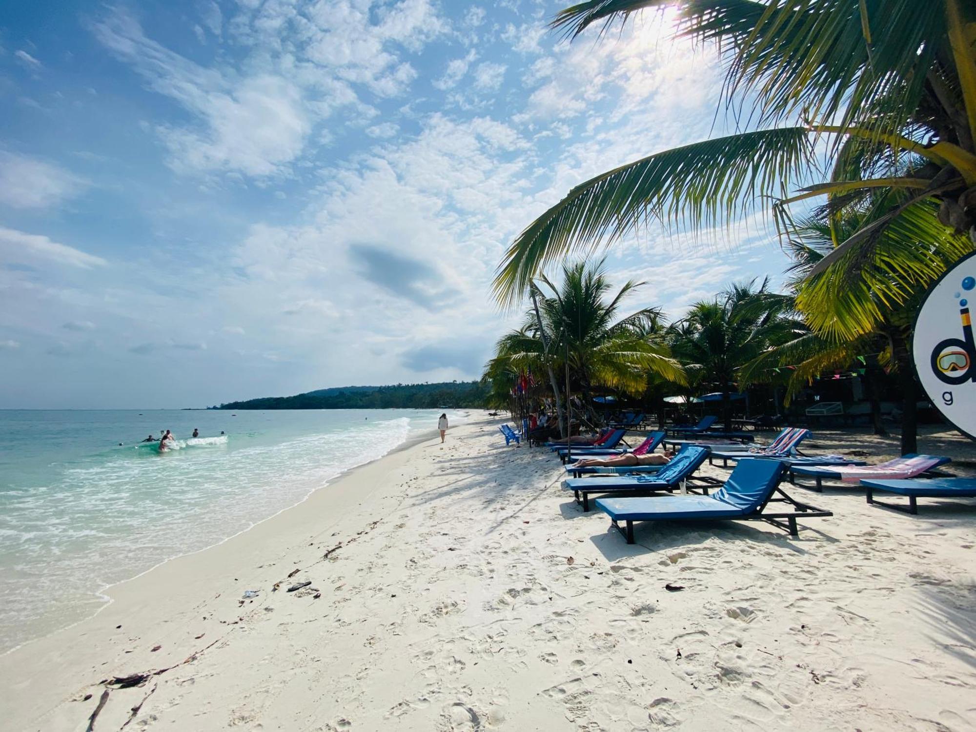 Koh Rong Beach Hostel And Bungalows Kaoh Touch Экстерьер фото