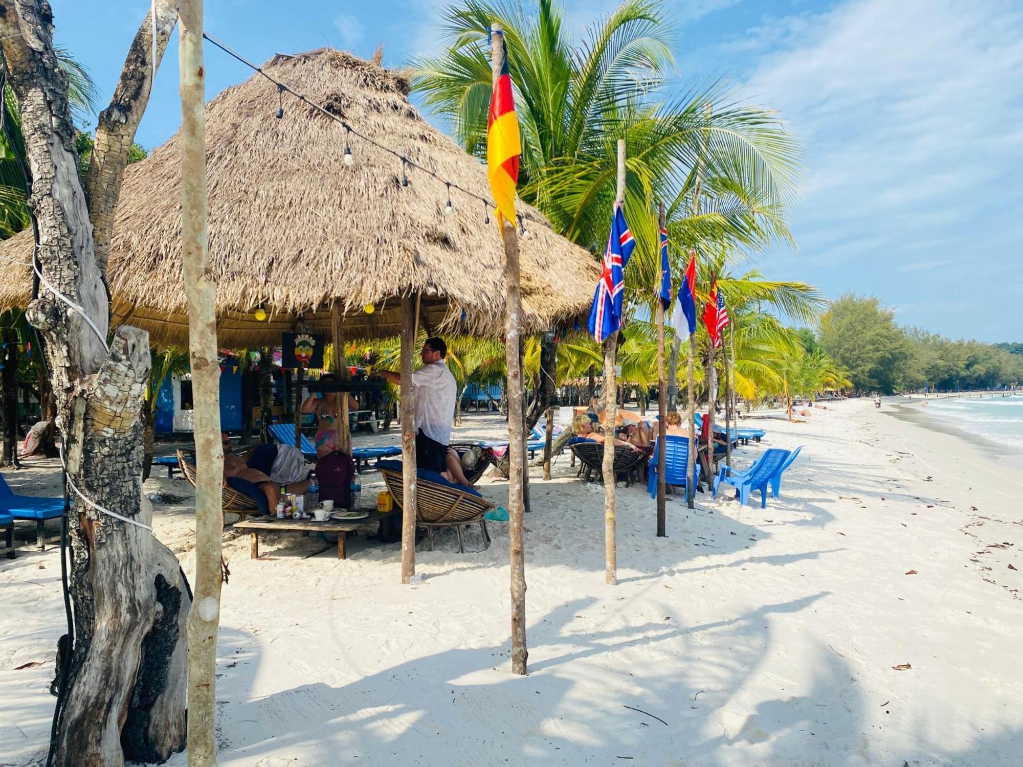 Koh Rong Beach Hostel And Bungalows Kaoh Touch Экстерьер фото